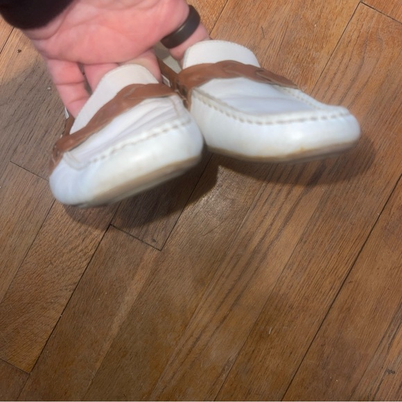 Nine‎ West Loafers White With Brown Leather Women's 7 - Picture 4 of 5
